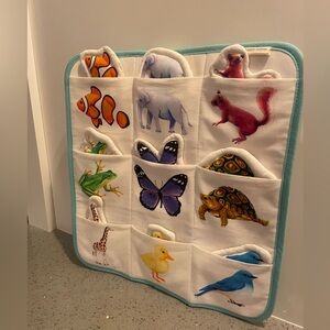 Lovevery Quilted Critter Pockets Matching Game